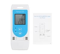 lvifloae Enregistreur de données de température et d'humidité USB Enregistreur de données de température Thermomètre d'enregistrement de température Rh réutilisable Compteur