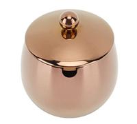 lvifloae Grand pot à sucre en acier inoxydable doré avec couvercle, bouteille à épices pour stocker le sel, les bonbons, le café, les grains de café et autres condiments, lavable (Or Rose)
