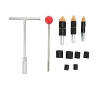 lvifloae Jeu de broches d'arrêt d'eau en PPR 3 tailles, bouchon d'eau pour tuyau thermofusible avec clé, outil de réparation de fuite de tuyau portable pour tuyauterie de 1/2",