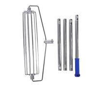 lvifloae Râteau de Bunker de Sable 4,5 Pieds en Acier Inoxydable 304 Râteau de piège à Sable pour Saut en Longueur, terrains de Baseball, Jardin, Paysage, Plage