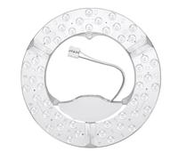 lvifloae Remplacement de la lumière LED pour ventilateur de plafond, module d'éclairage LED magnétique 72 W 11,02 pouces 3CCT, kit de rénovation de plafonnier 220 V, panneau rond (72W)