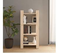 LVL - Bibliothèque d'Adulte/Enfant - Pour livres/CD - 60x35x125 cm Bois massif LL1354