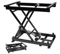 LVSEWOA Table élévatrice électrique à Ciseaux - Capacité de 150 kg, Hauteur réglable de 195 mm à 680 mm, avec Roues universelles Amovibles