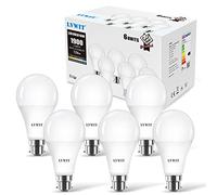 LVWIT 15W Ampoules LED B22 A67, Equivalent à Ampoule Incandescence Baillonette 120W, 1900 Lm Lumière 6500K Blanc Froid, Ampoule basse consommation, Non réglable - Pack de 6 unités