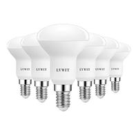 LVWIT 6.5W Ampoules à Réflecteur LED E14 R50, Equivalente à 60W Ampoules Incandescentes, 2700K Blanc Chaud 806Lm, Non-Dimmable, Lot de 6
