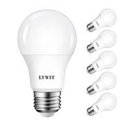 LVWIT Ampoule LED E27 8W, Equivalent à incandescence 60W, 6500K Blanc Froid, 806Lm, Lot de 6, Non-Dimmable