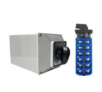 LW26-63/6M 63A commutateur à came 6 pôles sélecteur rotatif multi-positions électrique avec boîtier de couvercle protection IP65(01)