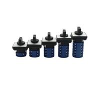 LW28-32 32A Cam Switches Rotary Switch Changeover Control Switch Panel Mounted for Electrician Using Tools(0-1-2-3,4P-16 terminals)