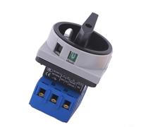 LW30 Interrupteur de séparation de charge rotatif 25 A-125 A 690 V en cuivre Interrupteur principal pour pompes à eau, ventilation, climatiseurs, petits moteurs CA, boîtier robuste, protection contre