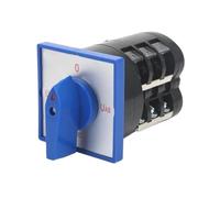 LW5D-16/YH3.3 16A Panneau bleu Voltmètre triphasé à quatre positions Sélecteur de conversion Commutateur à came de commutation