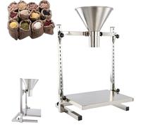 LwiftGal Support D'Entonnoir Réglable en Hauteur pour Un Remplissage Facile De Poudre, Pâte, Liquide, Granulés, TréMie d'alimentation Relevable pour Un Emballage Efficace, Hauteur Réglable 4cm