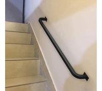 LWJSOCP Rambarde d'escalier - Ensemble Complet, rampes en Fer de Style Industriel avec Supports muraux, 150 cm, 180 cm, 2 m, 210 cm, 3 m, 6 m. Poignée de sécurité pour rampes d'escalier (Taille : 4
