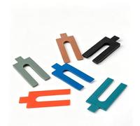 LWLWA Cale Plastique, 120 Pièces Entretoise Plastique, 1/2/3/4/5/6 mm | 6 Sortes de Couleurs Cale Fourchette, pour Menuiserie, Construction de Terrasses, Revêtements de Sol