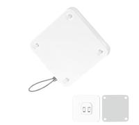 LWLWA Ferme Porte Automatique, Résistance 1000G, Blanc | Ferme Porte avec Fil en Acier Inoxydable de 1,2 m, Sans Perçage, Ferme-Porte Automatique, pour Chambre et Bureau