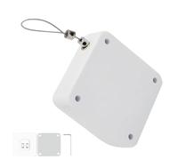 LWLWA Ferme Porte Automatique, Résistance 1200G, Blanc | Ferme Porte avec Fil en Acier Inoxydable de 1,2 m, Sans Perçage, Ferme-Porte Automatique, pour Chambre et Bureau