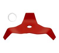 LWLWA Lame Coupe Bordure 3mm, Lame Debrouissalleuses Ronces Rouge | Tete Debroussailleuse Universelle a Dents Courbees, pour Tondeuse et Debroussailleuse, pour Soin Precis des Surfaces