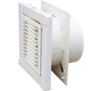 LwsCUiH Ventilateur d'extraction de fenêtre, série de ventilateurs de ventilation de salle de bain de 8 pouces à vitesse unique, ventilateur d'extraction d'installation côté pièce