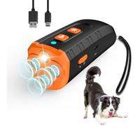 Lwuey Anti Aboiement Chien Ultrason Puissant - Appareil de Dissuasion à ultrasons pour Chien Portée de 10 m avec LED Dispositif Anti Aboiement à Ultrasons pour Intérieur et Extérieur