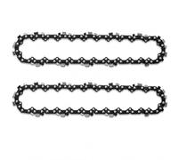 Lxamivxla Lot de 2 chaînes de rechange 4501754 pour tronçonneuse sans fil Einhell GE-LC 18/25 Li Gel 18 Li, chaîne de rechange pour scie à perche sans fil Worx WG323 WG322 20 V 25,4 cm