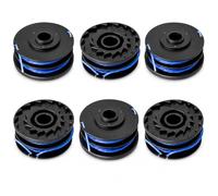 Lxamivxla Lot de 6 bobines de Fil de Rechange pour débroussailleuse RAC123 5132002671, pour débroussailleuse Ryobi RLT4125 RLT6130 RLT5127, Fil pour débroussailleuse Ryobi RLT4027, RLT4125, RLT5027