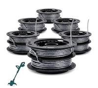 Lxamivxla Lot de 6 bobines de rechange pour débroussailleuse Greenworks 4oV GD40BC GD40BCB GD40BCK2x GST1246 (tête de débroussailleuse 2926507 uniquement)