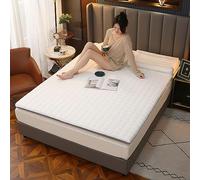 LXJDDLD Surmatelas Épaisseur 5Cm, Surmatelas en Mousse À Mémoire De Forme De Gel Mousse De Hautement Respirante Matelas Douce Surmatelas,Blanc,70x190cm/28x75