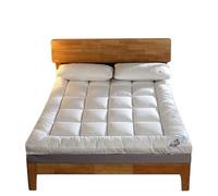 LXLAEOANG Matelas Tatami Tatami Pliable Plus épais, futon Confortable à la Mode for dortoir/Maison, Disponible Toutes Les Saisons, lit Simple et Double, Matelas de Couchage(White,135X200CM)