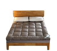 LXLAEOANG Matelas Tatami Tatami Pliable Plus épais, futon Confortable à la Mode for dortoir/Maison, Disponible Toutes Les Saisons, lit Simple et Double, Matelas de Couchage(Grey,135X200CM)