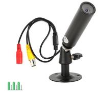Lxwythozoan Caméra Mini cylindrique en métal Filaire AHD Full HD 1080P étanche, caméra de Surveillance extérieure IP66 avec Objectif 3,6 mm, Vision Nocturne Infrarouge pour système DVR de