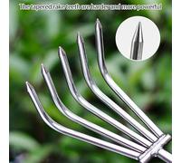 LXXAOFDC Outil de cultivateur résistant à 2/3/5/7 dents avec poignée texturée, parfait pour les personnes âgées et le jardinage prolongé, résistance à l'oxydation, outil de jardin