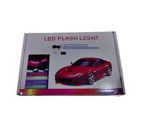Lychee Flexible Multicolore RGB LED Neon pour Auto sous Chassis Strip Glow Eclairage IR Telecommande 90x60 CM IP68 Etanche avec Fonction de contrôle Acoustique et contrôle de télécommande sans Fil