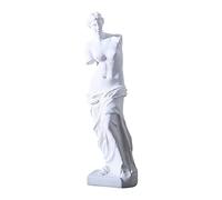 LYEAA Statue de Vénus de Milo en résine avec bras brisé - Décoration de maison ou de bureau