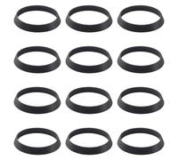 Lyeteung 12 Pièces 43x38x5 mm Conique Joint D'écoulement de lavabo, Rondelles en Silicone pour Plomberie, Joints pour Siphon, pour Tuyau D'évacuation de 1 1/2 Pouce Siphon Anti-Odeurs D'évier