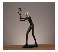 LYHD Décoration d'intérieur Statues décoratives en Forme de Figurine Sport Moderne avec des Poses athlétiques Figurines décoratives(Tennis Players)