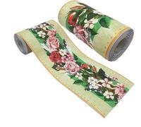 LYHYDMA Frise Murale Adhésive 10M auto-adhésif décoratif taille ligne Art autocollant salon coin plinthe bordure salle de bain étanche fleur Stickers muraux(Waist line 12)