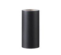 LYHYDMA Frise Murale Adhésive 5M auto-adhésif PVC taille ligne papier peint étanche plinthe vinyle décalcomanies mur bordure autocollants salon décor(Black,12cm)