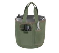 Lyirfan Sac seau à outils de jardin, sac fourre-tout de jardinage vert avec poches, sac fourre-tout pour outils de jardin en tissu Oxford imperméable pour femmes hommes jardiniers (sac uniquement)