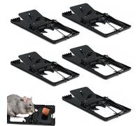 LYITZW 5 Pieges a Souris, Piege a Coup, Piege a Rats Efficace, Tapette a Souris Puissant, Pieges a Souris en Metal, Pour Maison, Bureau et Jardin