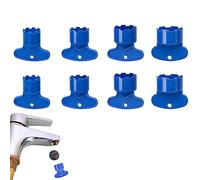 LYITZW 8 Pièces Outils de rateurs de Robinet Cache Clés Cache rateur Mousseur de Robinet Aérateur Économiseurs d'Eau pour Evier de Cuisine Lavabo de Salle de Bain, M16.5 /M18.5/M21.5/M24