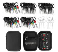 Lyivisk Lot de 100 outils de déverrouillage de voiture pour la plupart des connecteurs de câbles, pinces de serrage, outils de démontage pour faisceau de câbles, terminaux