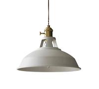 LYJArt Suspension de Style américain E27, Lampe Suspendue en métal Vintage, Abat-Jour de Lustre éolien Industriel, luminaire de Plafond à 1 tête, vitrine, Ferme, café, Bar, Salon, Be Present