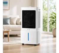 LYJIANGXIN Rafraîchisseur d'air Portable pour Maison, Refroidisseur d'air Évaporatif 3 in 1 avec Réservoir d'eau 10L/12L, Télécommande, 3 Vitesses, Oscillation 120°, Ventilateur Frais pour Chambre