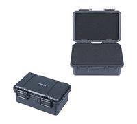 Lykus HC-1720 Mini Etui Valise avec Mousse, Taille intérieure 16,4x10x6,8 cm, IP66 résistant aux éclaboussures, Adapté aux téléphones portables, outils et plus encore