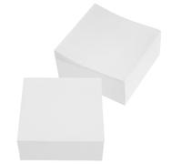LYLYWOW 800 Pièces Bloc-notes Cube 800 Feuilles Antiadhésif Blanc, en | Séparation Nette des Feuilles, Surface Non Collante, Écriture Continue Fiable, Usage Bureau et Télétravail
