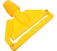 LYLYWOW Pince Plastique de Détachable Remplacement en Jaune pour Balai | Clip Amovible pour Tête de Balai, Maintien Stable, Entretien Facile, Pièce Détachée Pratique pour Ménage