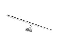 LYMSXAZOU Applique Murale LED Moderne pour Tableau, idéale pour Salle de Bain, 80-100 cm de Long, avec Cadre et Support pour Tableaux, Noir/Argent (2700-3500K).