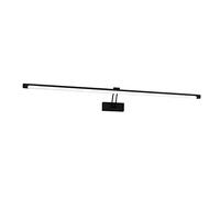 LYMSXAZOU Applique Murale LED Moderne pour Tableau, Noir et Argent, Salle de Bain, 80-100 cm de Long, à Fixer au Mur pour Cadre de Cible de fléchettes (Couleur : Blanc Chaud, Taille : 1000 mm)