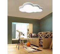 LYMSXAZOU Plafonnier LED Moderne et créatif en Acrylique en Forme de Nuage, luminaire encastré pour Chambre d'enfant, Chambre de Maternelle ou Salon (65 cm, lumière Blanche)