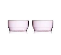 Lyngby Glas Bol Torino 50 cl. lot de 2 Pink