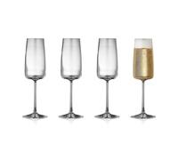 Lyngby Glas Flûte à champagne Zero 30 cl. lot de 4 Cristal